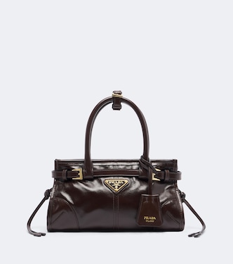 Prada Bonnie Mini leather top-handle bag | Prada