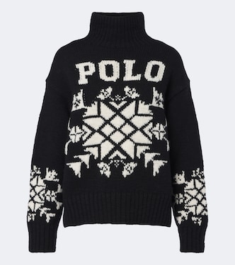 Intarsia wool turtleneck sweater | Polo Ralph Lauren