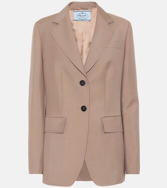 Blazer aus Mohair und Wolle | Prada