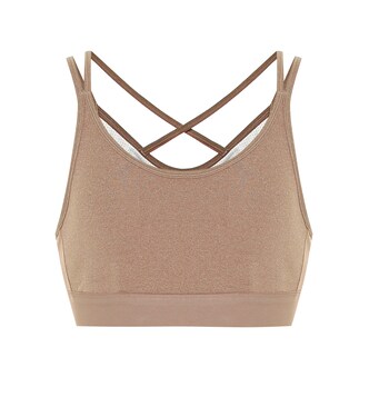 Stretch-jersey sports bra | Tory Sport