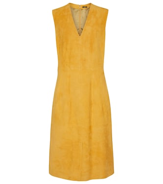 Vestido midi Danty de gamuza | Joseph