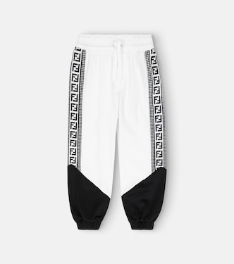 Cotton-blend sweatpants | Fendi Kids