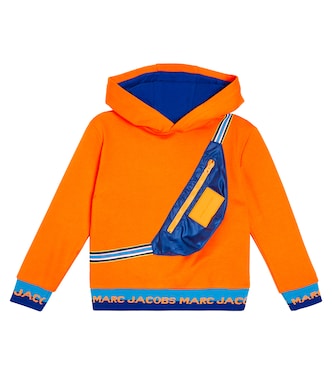 Logo cotton jersey hoodie | Marc Jacobs Kids