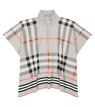 Burberry Check wool poncho | Burberry Kids
