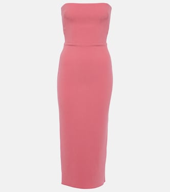 Strapless midi dress | Alex Perry