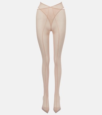 Cheopissima mesh over-the-knee boots | The Attico