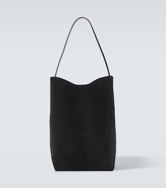 Tote Bag N/S Parke Large aus Veloursleder | The Row