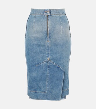Orb denim pencil skirt | Vivienne Westwood