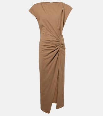 Nadela gathered cotton jersey maxi dress | Isabel Marant