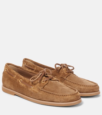 Vandée suede boat shoes | Gianvito Rossi