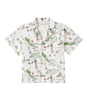 Arkoi printed cotton shirt | The New Society