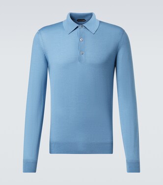 Cashmere and silk polo shirt | Tom Ford
