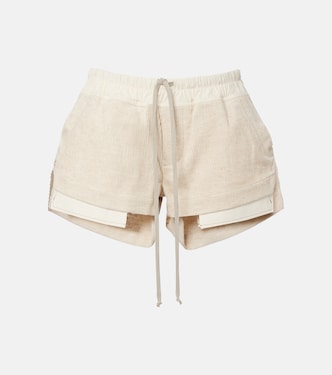 Fog cotton and linen Bermuda shorts | Rick Owens