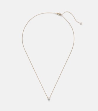 Halskette Essential aus 14kt Gelbgold (585/1000) mit Diamanten | Stone and Strand