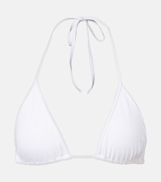 Monogram pointelle bikini top | Toteme