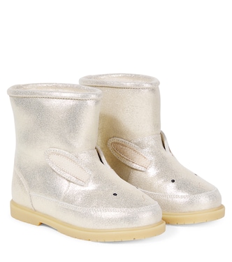 Xelly metallic leather boots | Donsje