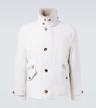 Shearling-lined jacket | Brunello Cucinelli
