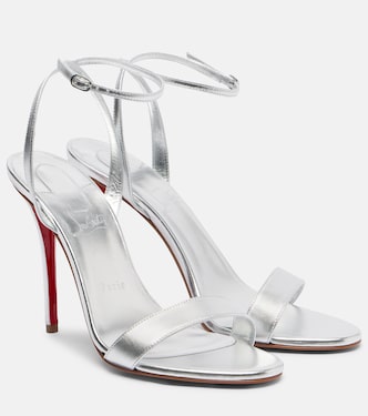Sandalias Miss Z 100 de piel metalizada | Christian Louboutin
