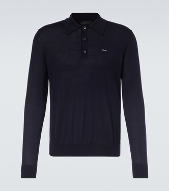 Polopullover aus Schurwolle | Prada
