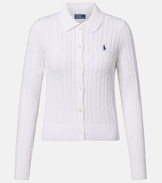 Cable-knit cotton cardigan | Polo Ralph Lauren