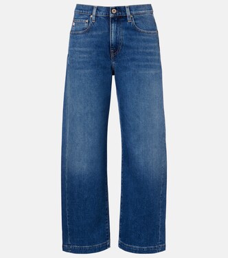 جينز Hattie بخصر عالي وأرجل واسعة | AG Jeans