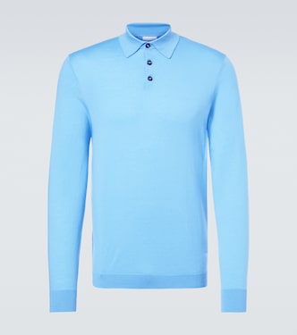 Virgin wool polo sweater | Allude