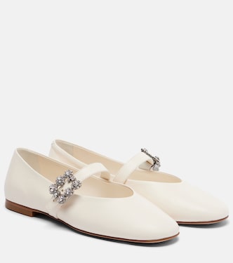 Ballerines Roundytoe en cuir | Roger Vivier