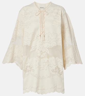 Solara embroidered cotton-blend minidress | Isabel Marant