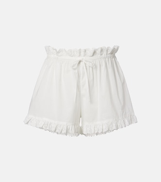 Cory pointelle cotton shorts | Poupette St Barth