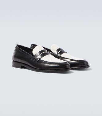 Perry leather penny loafers | Manolo Blahnik