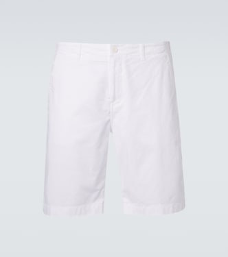 Cotton-blend satin Bermuda shorts | Vilebrequin