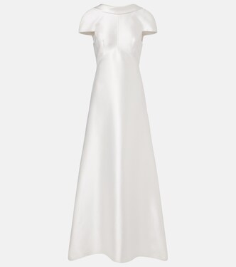 Bridal Robe aus Taft | Self-Portrait