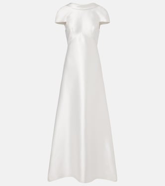 Bridal Robe aus Taft | Self-Portrait