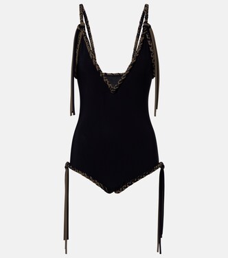 Knot-detail swimsuit | Bottega Veneta