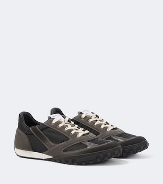 Glide suede-trimmed sneakers | Givenchy