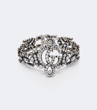 GG Marmont embellished cuff bracelet | Gucci