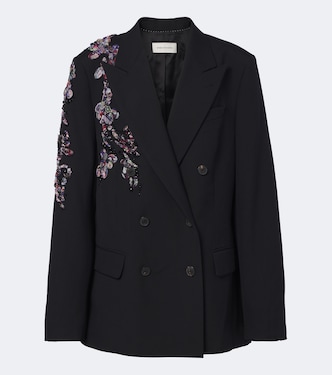 Verzierter Blazer aus Wolle | Dries Van Noten