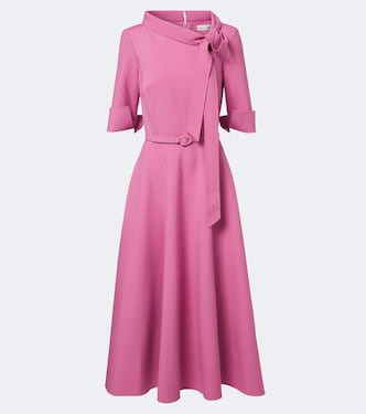 Midikleid aus einem Wollgemisch | Oscar de la Renta