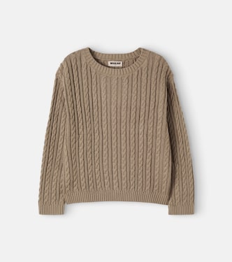Oliver cable-knit cotton sweater | Wheat