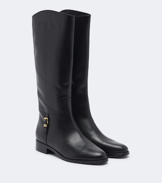 Arabelle leather knee-high boots | Veronica Beard