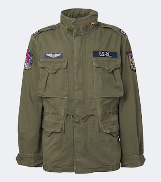 Iconic patch-appliqué cotton field jacket | Polo Ralph Lauren