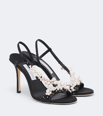 Sandali slingback Irina in raso | Jimmy Choo