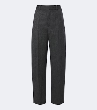 Virgin wool wide-leg pants | Tod's