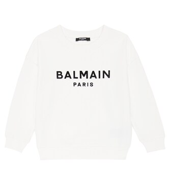 Sweat-shirt en coton à logo | Balmain Kids