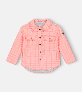 Ruffle-trimmed quilted jacket | Il Gufo
