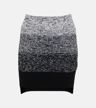 Falda de lana a rayas | Victoria Beckham