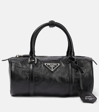Antique leather tote bag | Prada