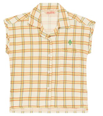 Kangaroo checked cotton top | The Animals Observatory