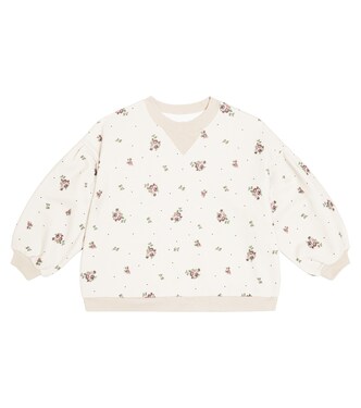 Mandy floral cotton sweatshirt | C'era Una Volta