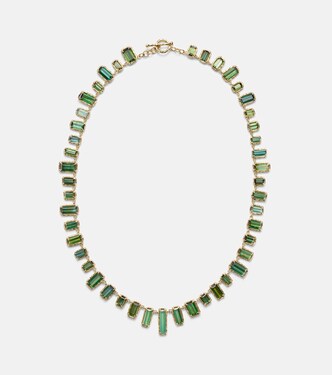 Collier Bermuda Botany Eternity en or 18 ct et tourmalines | Octavia Elizabeth